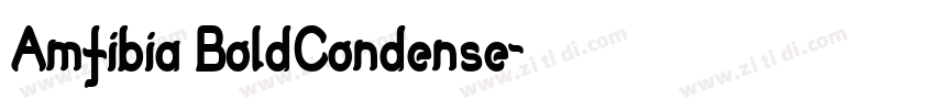 Amfibia BoldCondense字体转换 Amfibia BoldCondense字体转换